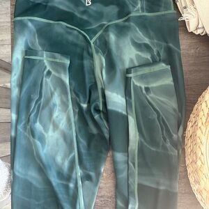 BuffBunny Green Leggings- full length